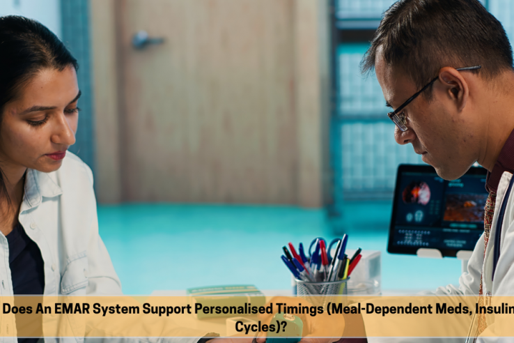 eMAR for personalised medication timing