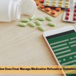 How Does Emar Manage Medication Refusals or Omissions